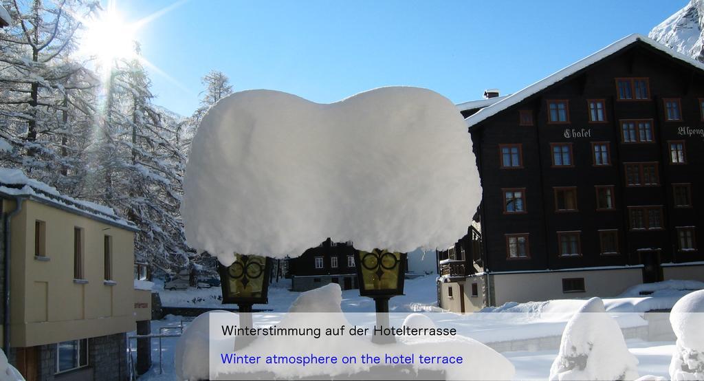 Hotel Restaurant Mattmarkblick Saas-Almagell Exteriör bild