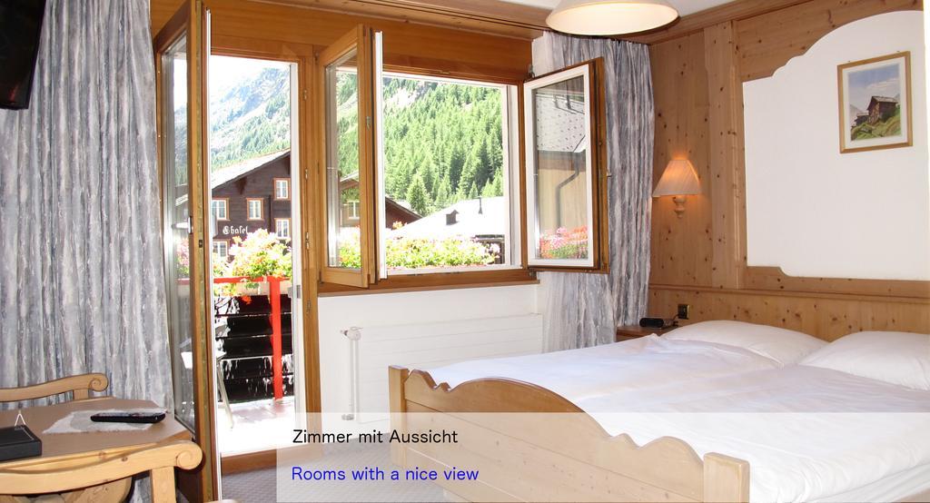 Hotel Restaurant Mattmarkblick Saas-Almagell Rum bild