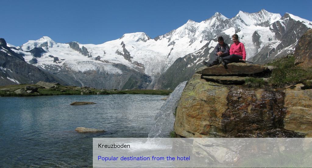 Hotel Restaurant Mattmarkblick Saas-Almagell Exteriör bild