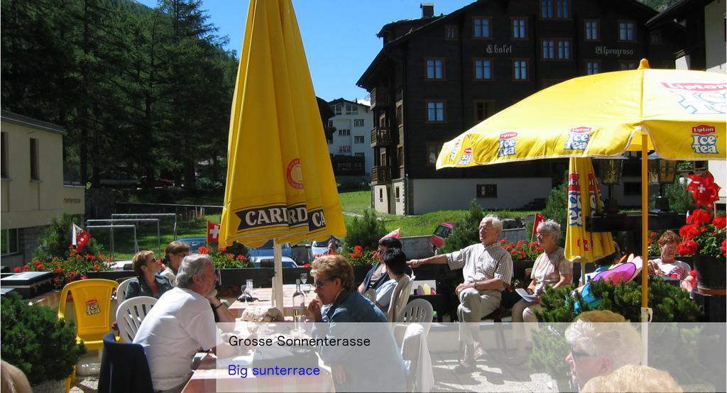Hotel Restaurant Mattmarkblick Saas-Almagell Exteriör bild