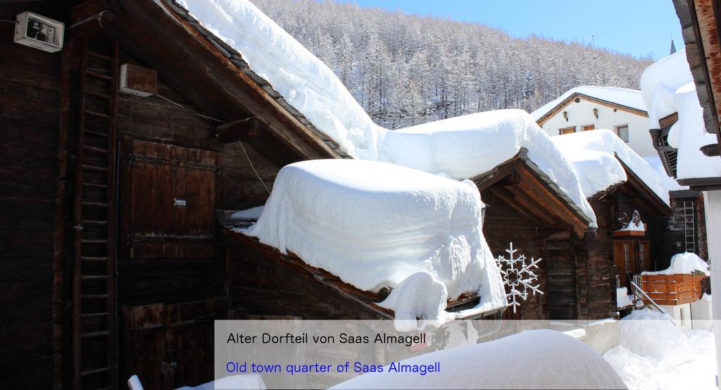 Hotel Restaurant Mattmarkblick Saas-Almagell Exteriör bild